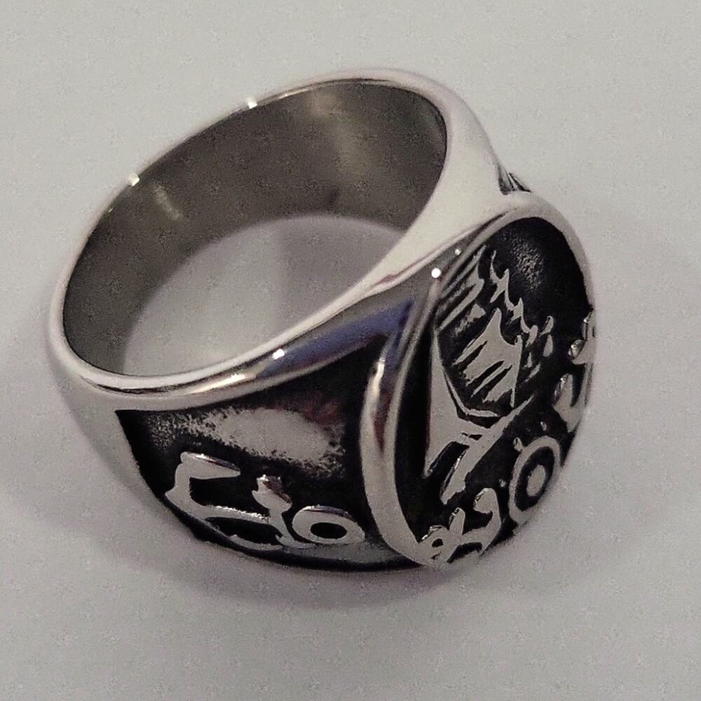 Nautical Sail Boat Handmade Men's Ring Size 9 NWT